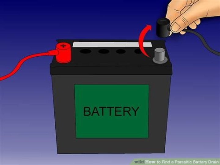 What is parasitic draw on a battery?